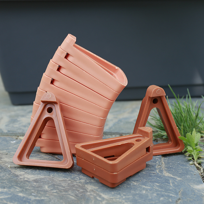 Cross-border flowerpot feet ventilation to prevent root rot raised flowerpot green garden fleshy potted 12 a pack