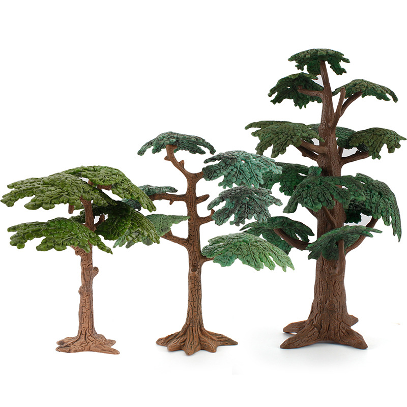 Simulation tree scene model wild plant grass sand table Garden micro landscape landscape landscape small tree decoration model
