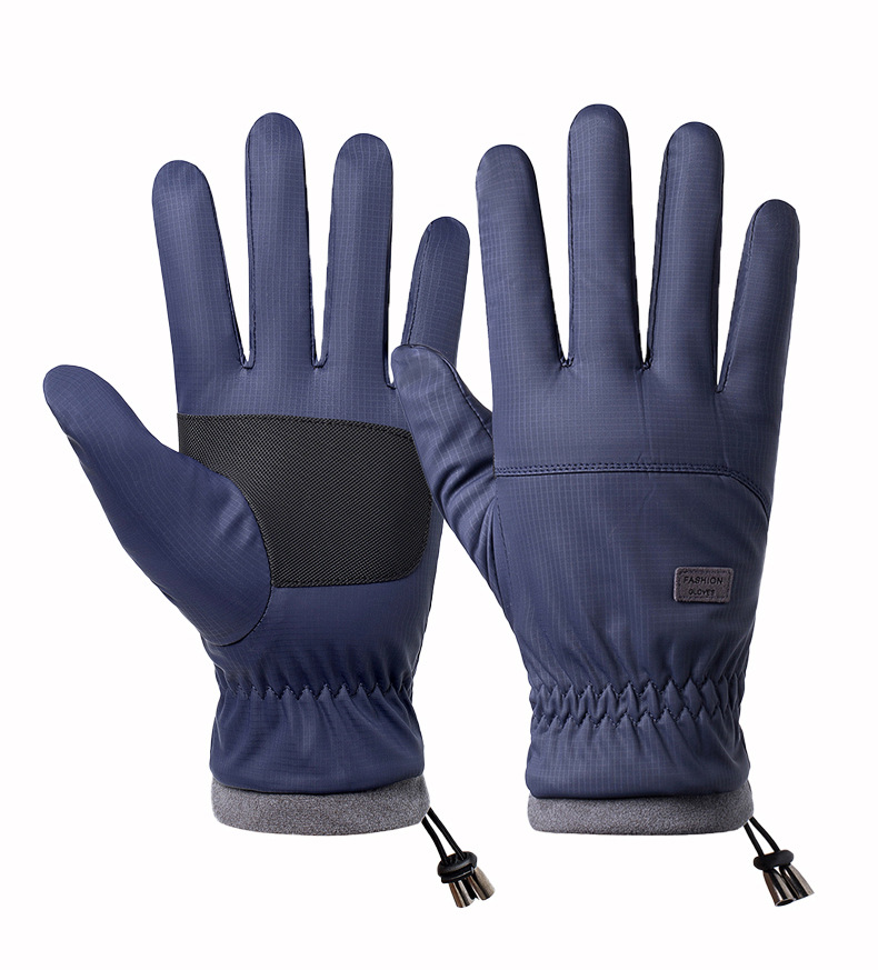Gloves men's winter warm plus velvet padded non-slip outdoor ski riding windproof manufacturers a generation of cross-border new_voghion.com