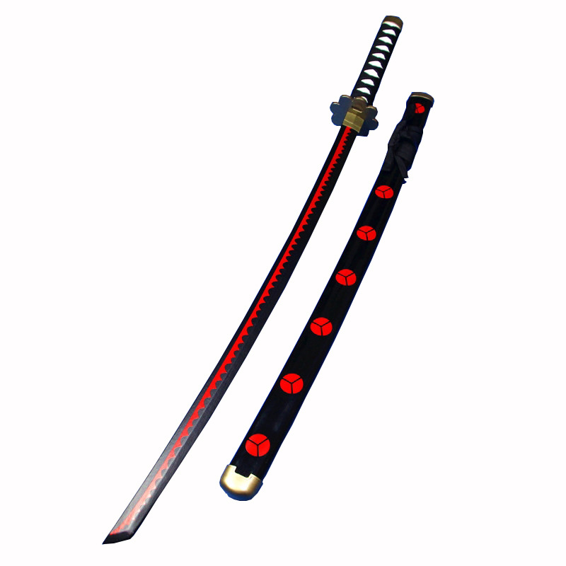 Wood and Bamboo Sword cosplay Props Taidao Original Knife Pattern One Piece Luffy Solon Knife Three Knife Flow Unopened Blade