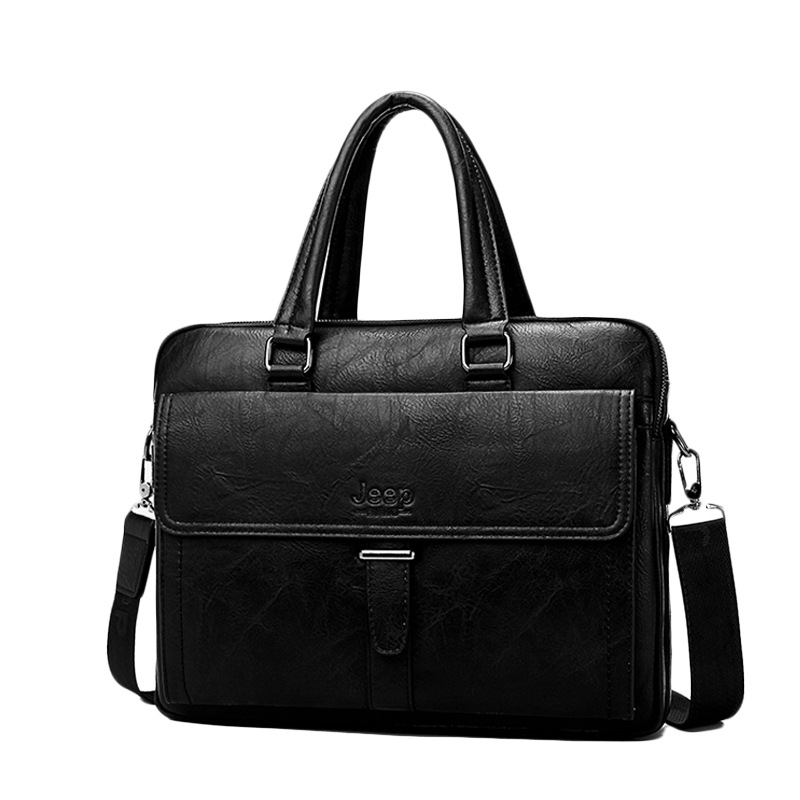 Business handbag men's New 2023 Summer Jeep shoulder crossbody bag live popular large capacity computer bag