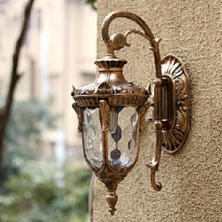 European style outdoor wall lamp indoor and outdoor waterproof led wall lamp simple corridor door balcony villa garden lamp