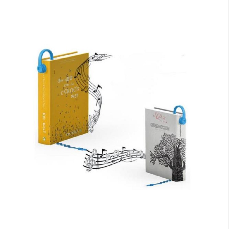 Creative Office Personality 3D Music Headset Modeling Bookmark New Strange Student Reading Page Splitter