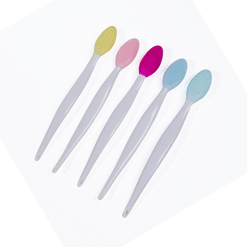 Factory wholesale silicone nose brush blackhead brush nose washer silicone lip brush cleansing brush beauty tools multi-color spot