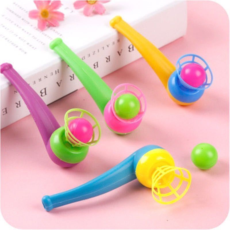 After 80 nostalgic suspended pipe blowing ball magic ball toy children's educational children's small gift stall supply hot sale