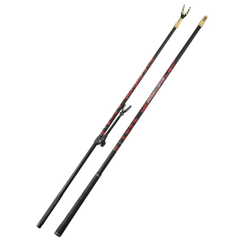 Fishing rod carbon bracket 2.1 m 2.4 m 2.7 m 3.0 fishing gear supplies carbon battery factory wholesale dip net Rod
