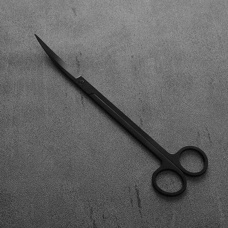 Hair black water grass Tweezers Stainless steel scissors fish tank cleaning landscaping tools water grass scissors algae scraping knife