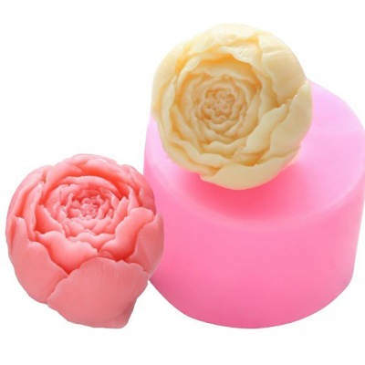 Flower round silicone mold soap BK1223