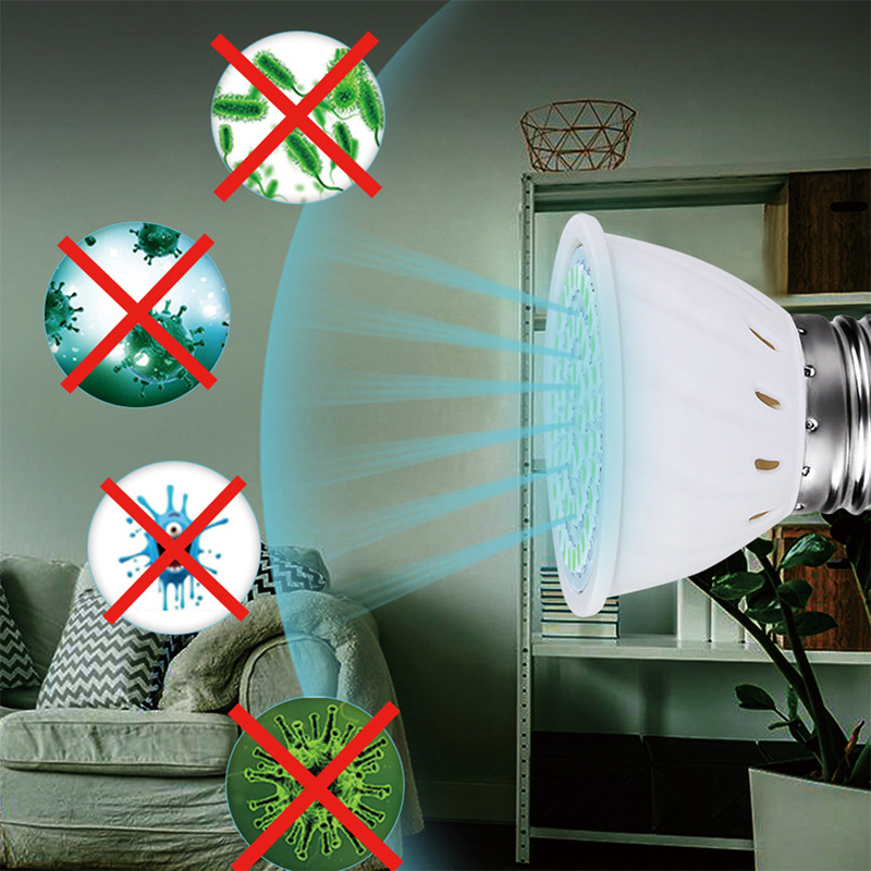 led UV germicidal lamp home mite disinfection lamp special lamp Cup 72 beads 2835 Amazon hot wholesale