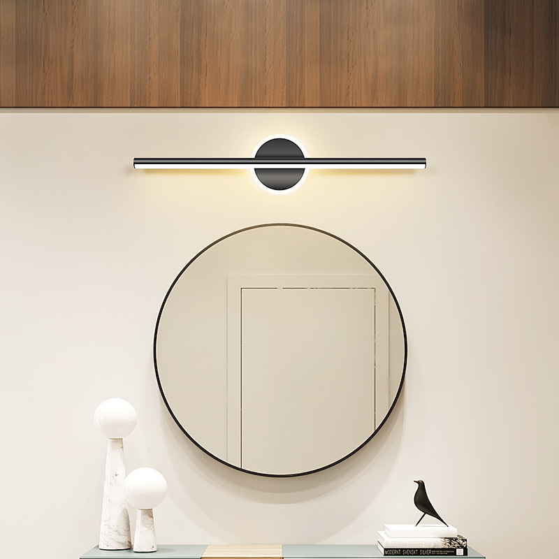 Mirror Front Light Modern Simple Hotel Bathroom Mirror Cabinet Light Creative Personalized Light Luxury Nordic Dressing Table Makeup Lamp