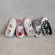 Korean girls square mouth shoes Cherry Wave canvas shoes baby toddler shoes kindergarten l 61 small white shoes