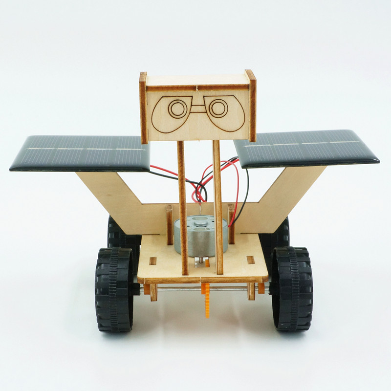 Children's Technology diy handmade small production moon exploration car solar toy car physical model scientific experiment
