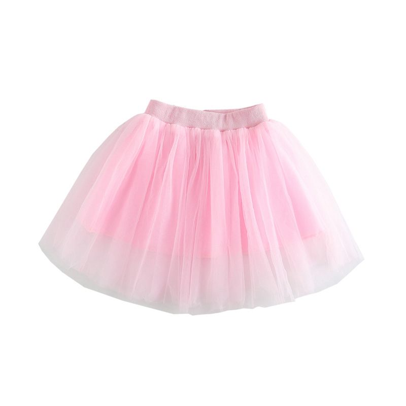 Girls' Skirt Summer 2020 Korean Style Children's Short Skirt Girls' Mesh Princess Skirt Western Style Children's Skirt