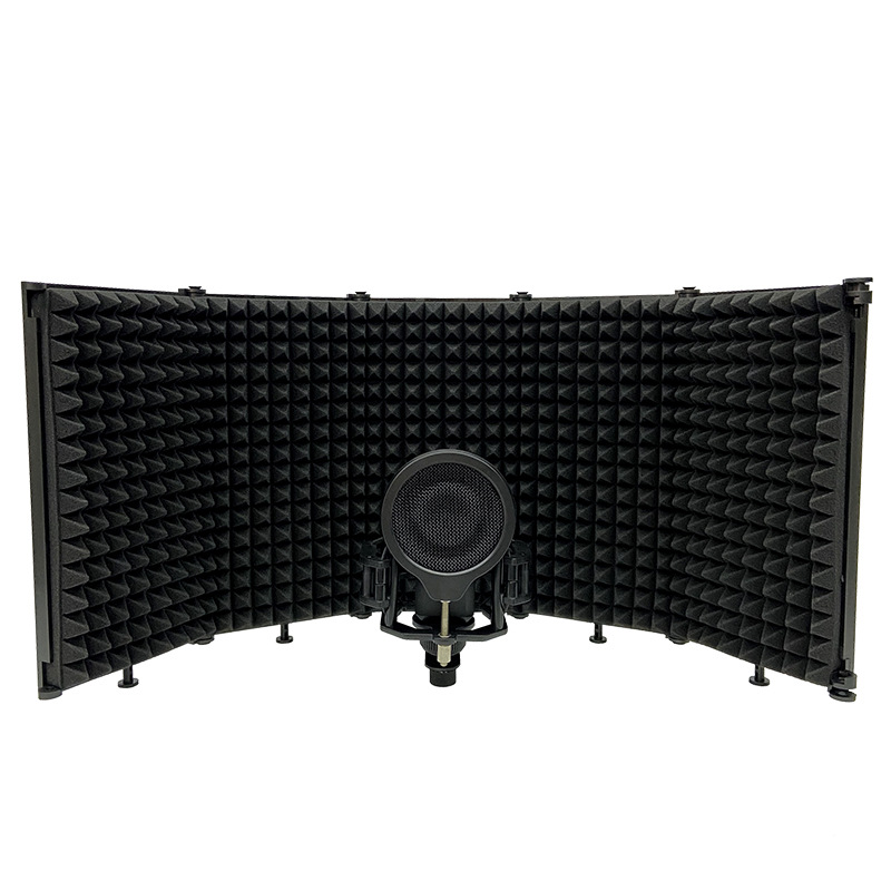 Special Rhyme Microphone Sound Insulation Cover K Song Singing Bar vlog Microphone Recording Game Live Windshield Sound Absorbing Accessories