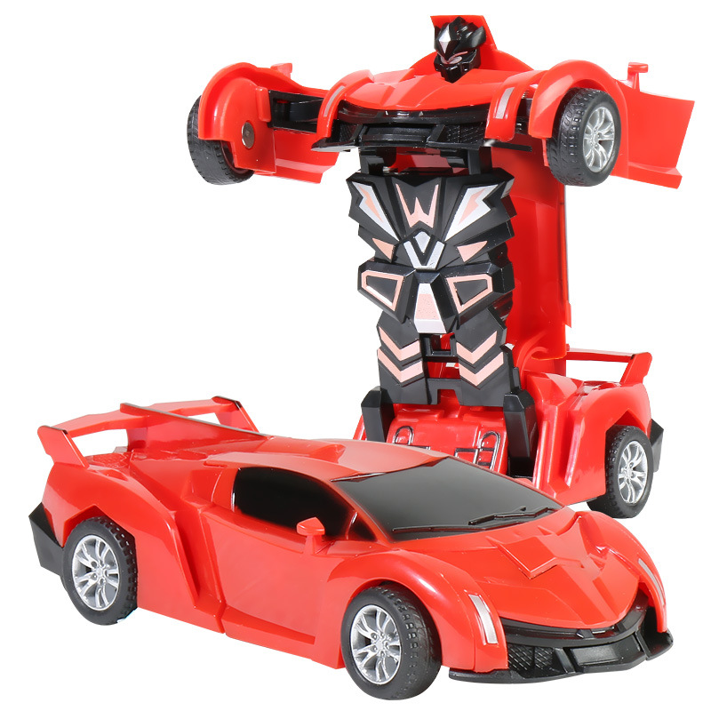 Children's collision inertial deformation car impact deformable toy car Bugatti Farah children's toy car