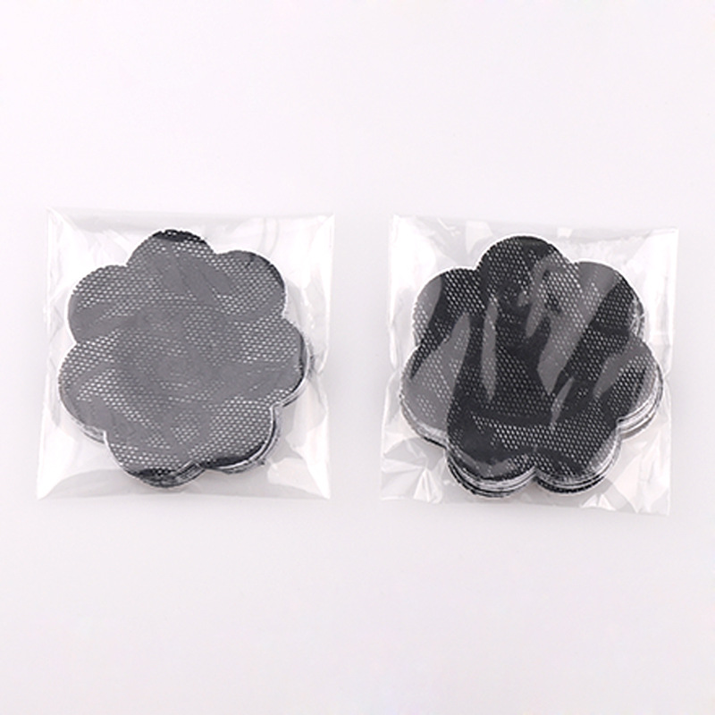 Cross-border supply of foreign trade disposable milk paste non-woven milk paste 5 pairs of a pack of color card packaging milk paste chest paste
