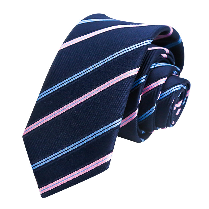 Factory direct striped tie wine Red men's formal business party men's bridegroom wedding hand tie wholesale