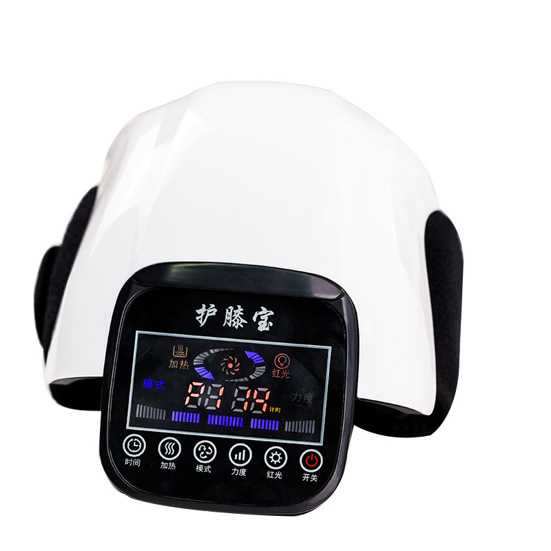Factory cross-border knee massager air pressure red light hot compress knee pad Bao old cold leg pain wormwood paste electric knee pad