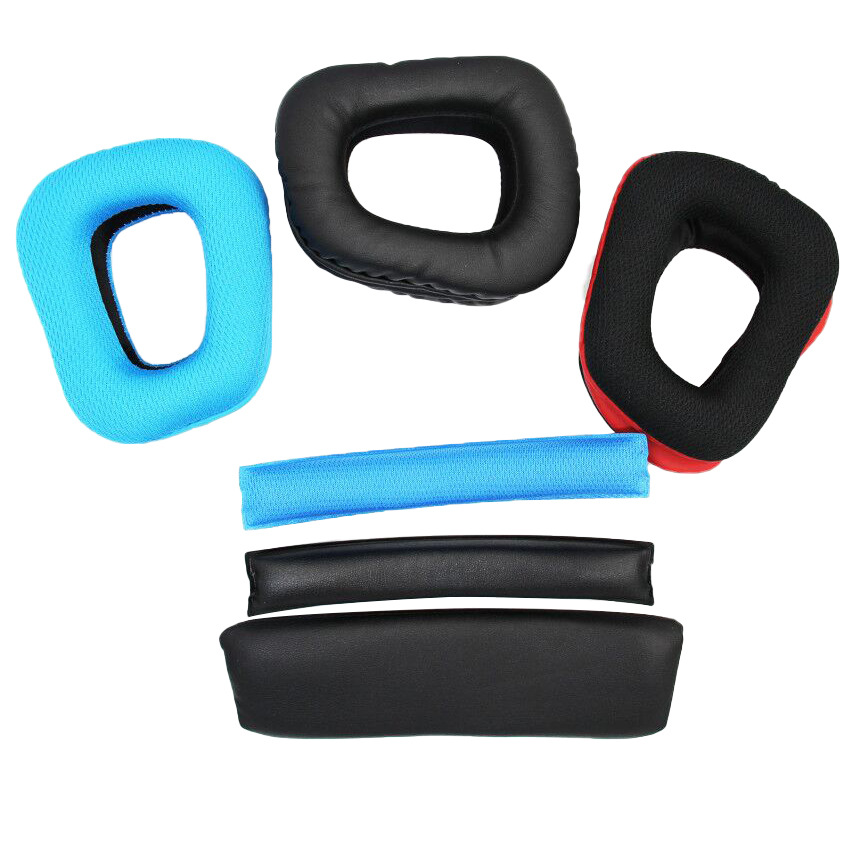 廠家適用Logitech羅技G35 G930 G430耳機海綿套耳棉耳罩皮耳套綿