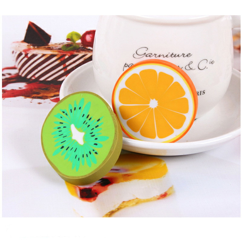 Factory Direct cute simulation fruit eraser Japanese and Korean new creative fashion student stationery gift small prize