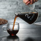 Straight round handle coffee pot thickened heat-resistant glass straight sharing Cup graduated cup manufacturer logo