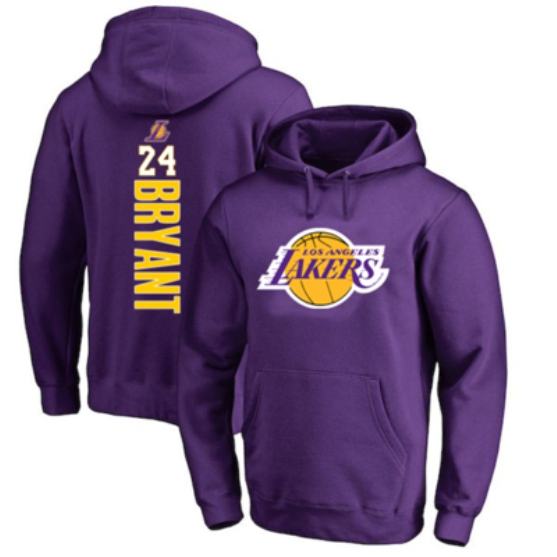 NBA basketball uniform cross-border hooded sweater men's Lakers Kobe Kobe No. 24 ball uniform hoodie Foreign Trade men's clothing supply wholesale