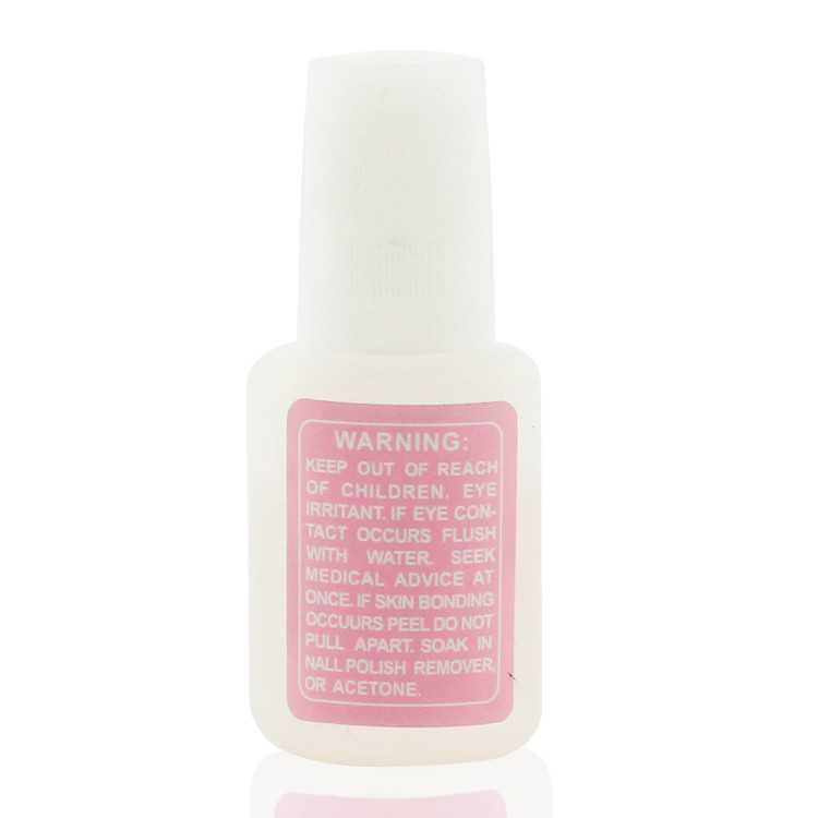 Jewelry rhinestone glue BYB nail glue with brush 10g fake nail piece special for manicure BYB powder label glue
