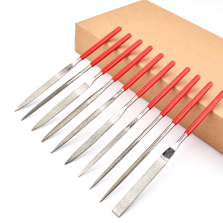 Guitar Repair Finger Sleeve Pillow Wire Grinding File Set 10 Guitar Pillow Groove Grinding File String Nails