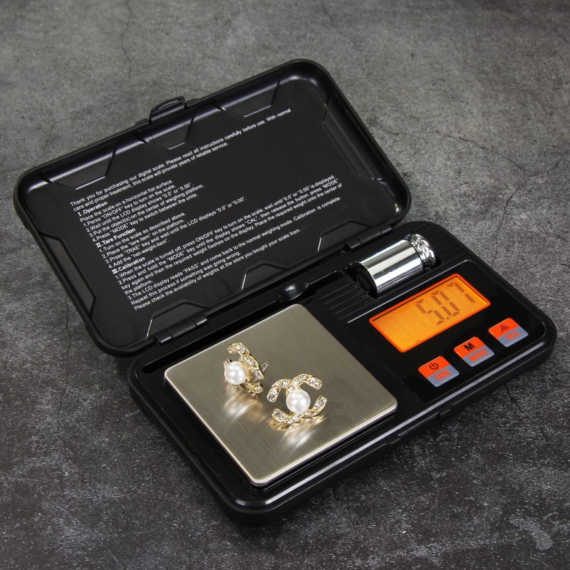 Tool box jewelry scale pocket scale weighing 0.01g household electronic scale portable palm scale high precision 0.001g