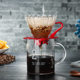 Straight round handle coffee pot thickened heat-resistant glass straight sharing Cup graduated cup manufacturer logo