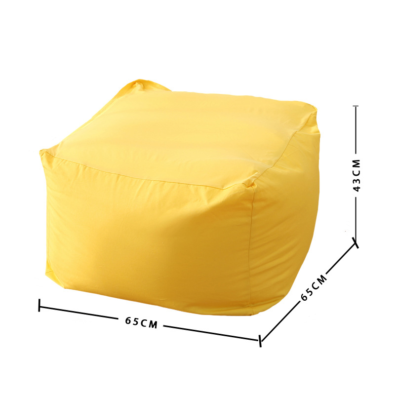 Simple Unprinted Japanese Lazy Sofa Bean Bag Change Sofa Cover