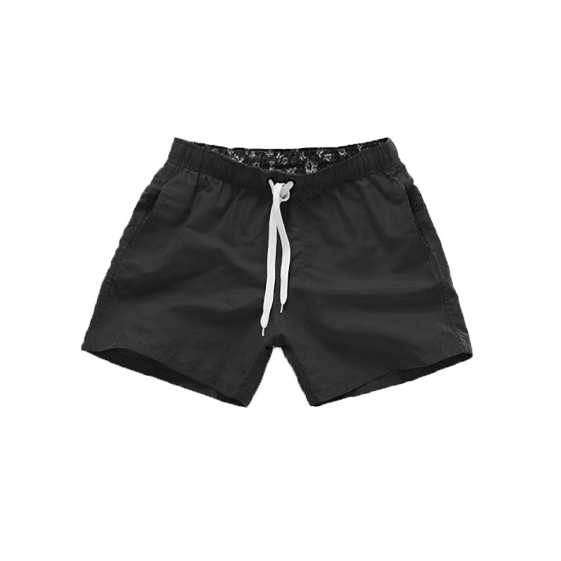 Poetry Beach Pants Men's Shorts Summer Surf Pants Men's Beach Pants Solid Color European and American Beach Pants Men's Big Pants
