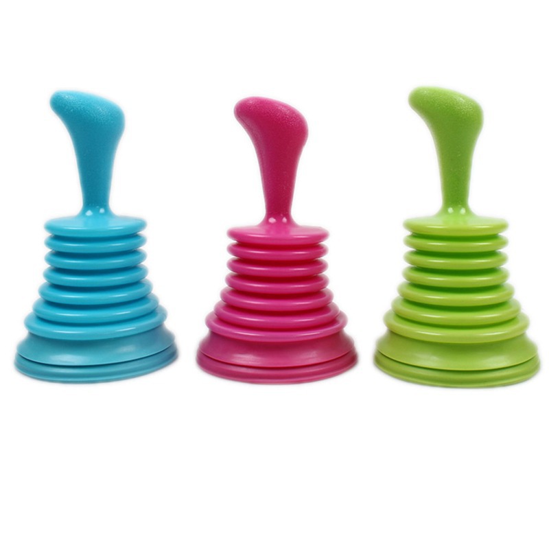 Household kitchen sink pipe dredge toilet sink drain squeeze drain cleaner