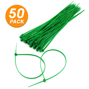 Fixed plant cable ties 50 garden plastic self-locking buckle cable ties 30cm green nylon cable tie