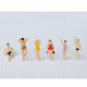 Miniature Landscape Simulation Characters Model Cupid Baby Mini Plastic Swimsuit Color Man Sand Table Architectural Ornaments
