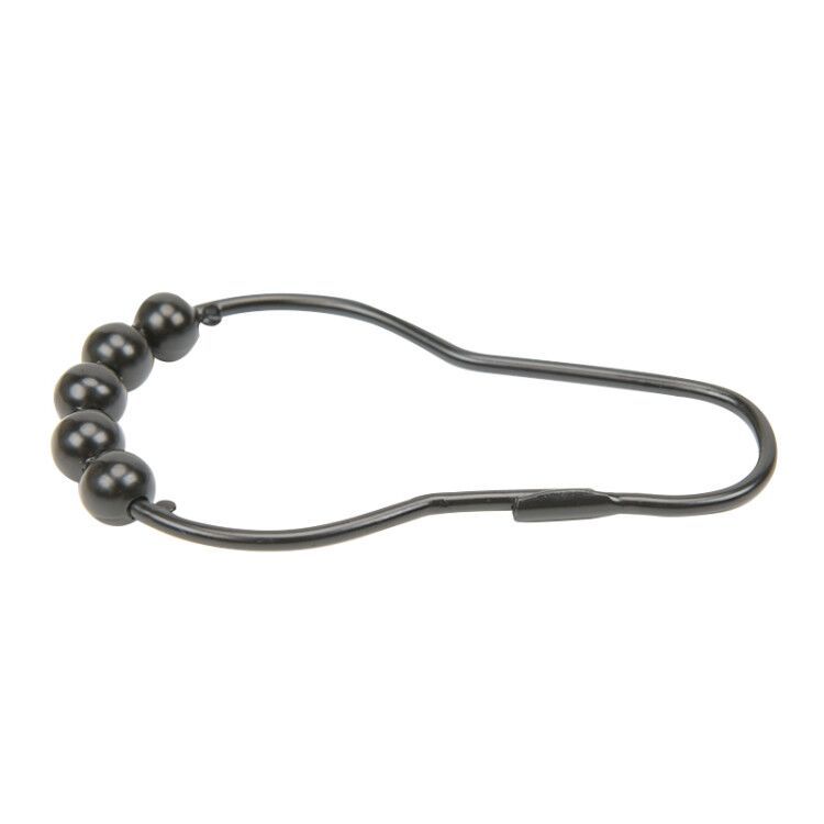 Five-bead Ring Window Bathroom Accessories Hook Five-bead Gourd Hook Metal Buckle Anti-rust Gourd Shower Curtain Hook