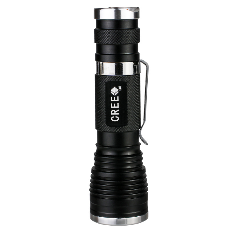Flashlight strong light rechargeable super bright telescopic zoom home outdoor lighting portable multi-function led remote spotlight