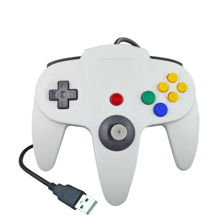 任天堂N64外形手柄 USB有線手柄 PC電腦手柄 兼容MAC系統 n64手柄
