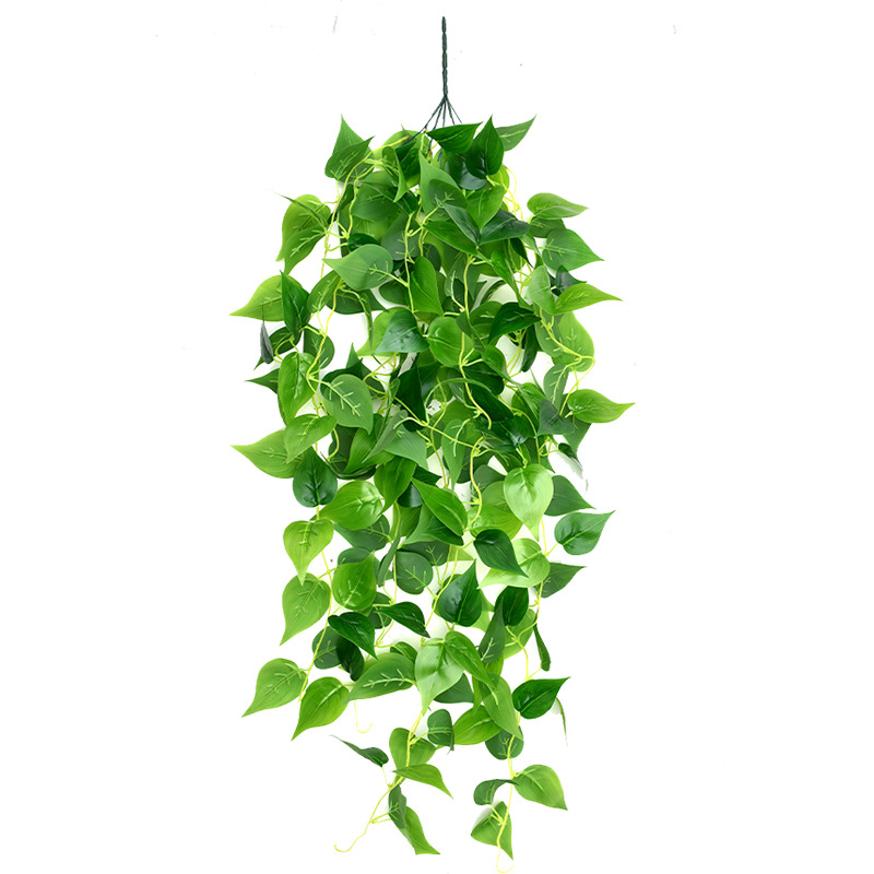 Artificial Green Wall Hanging Artificial Flower Vine Vine Green Plant Wall Living Room Indoor Green Plant Leaf Decorative Chlorophytum