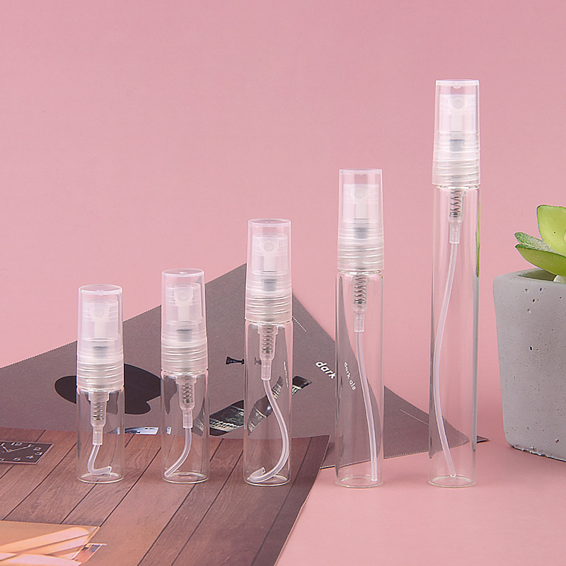 1ml to 10 ml plastic glass perfume pen perfume pipe perfume sub-bottling perfume sub-bottling small test tubes