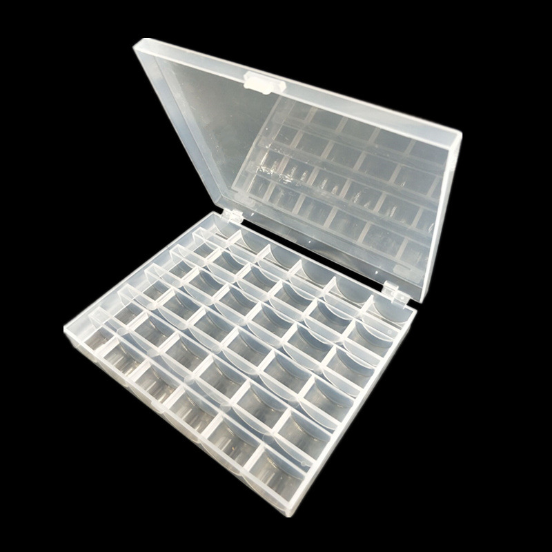 36 grid bobbin transparent box bobbin box 36 PCs quality bobbin box (excluding bobbin)