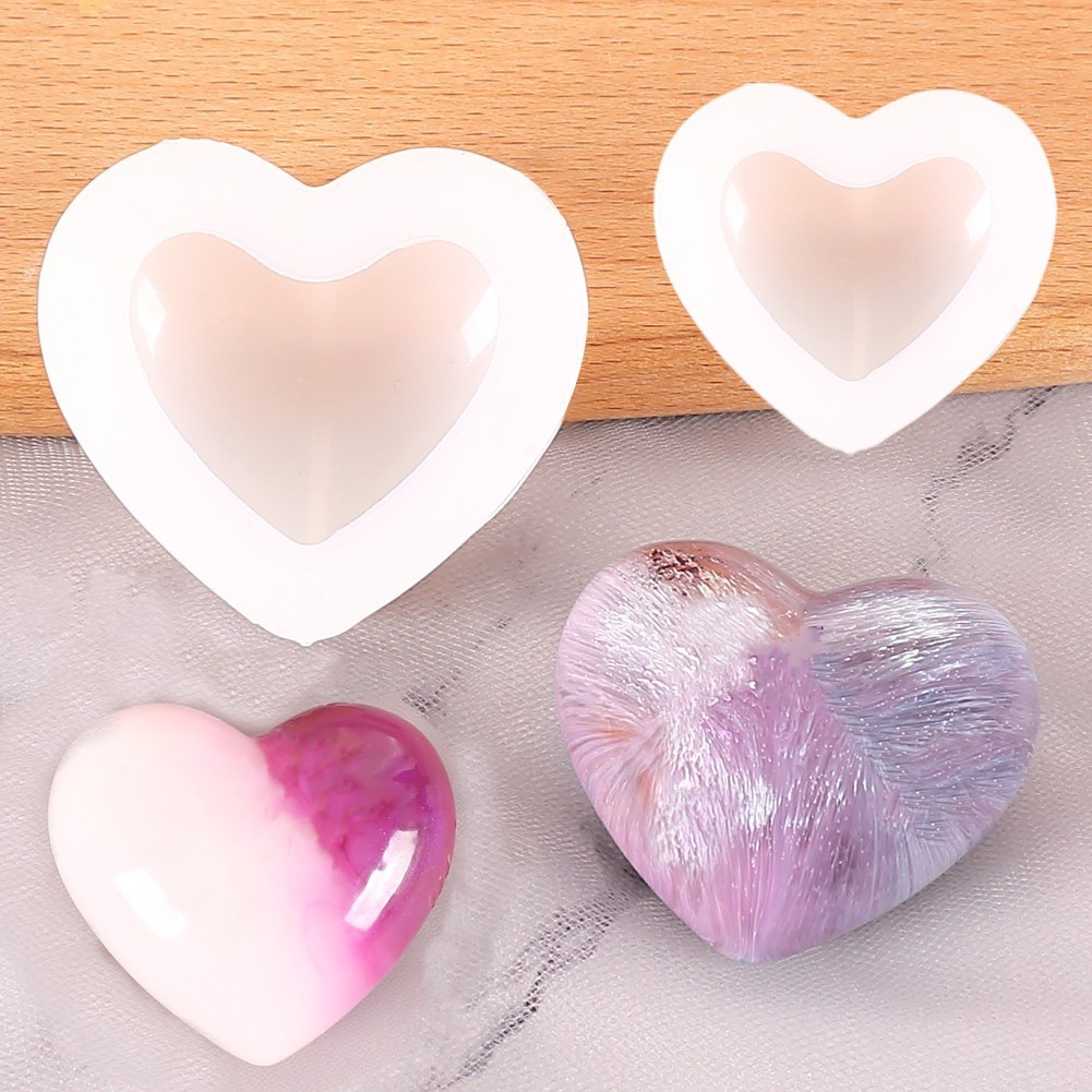 Sike diy Crystal Glue Dropping Mold Love Tag Decorative Ornaments Silicone Mold Mirror Love Silicone Mold