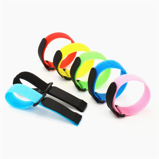 [Velcro Strap] Velcro Strap Fixed Non-slip Strap Backbuckle Black and White Color Buckle Velcro Strap Strap