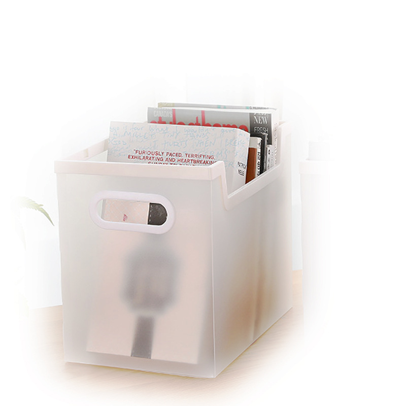 Thickened Office Desktop Storage Box Foldable Storage Box ins Style Home Finishing Box Stationery Sundries Storage Cabinet