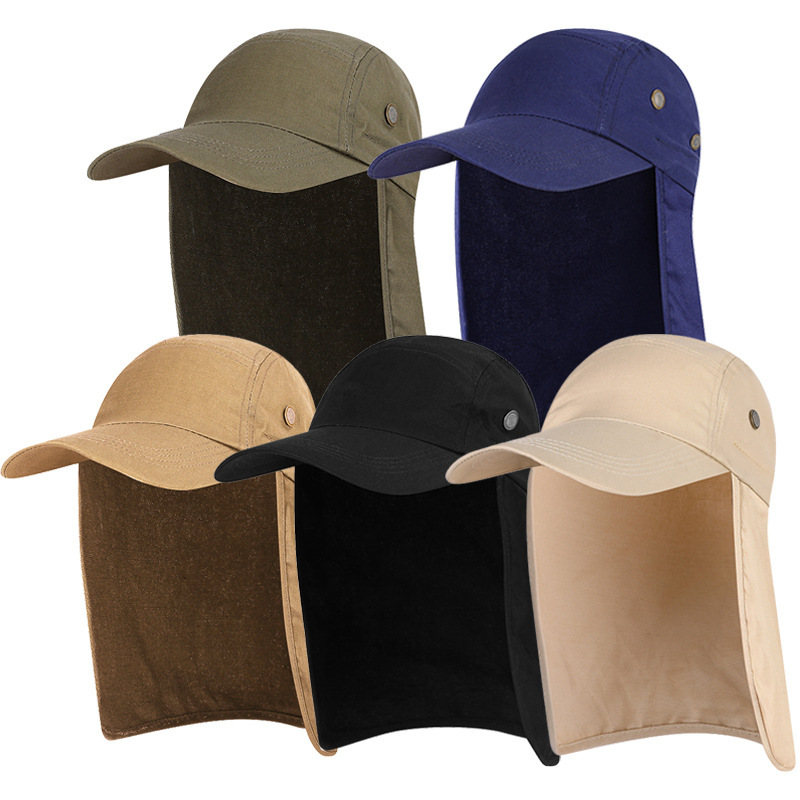 Spring and Summer Hat Men's and Women's Cap New Outdoor Sunshade Sunscreen Fisherman Cap Sun Fishing Mountaineering Baseball Cap