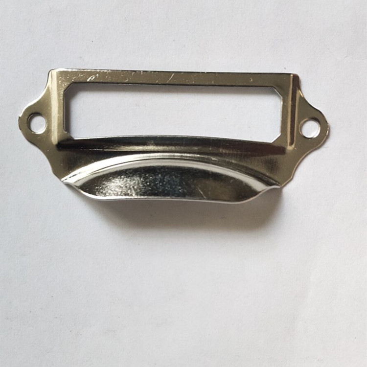 Drawer Handle Iron Label Frame Handle Furniture Hardware Antique Iron Shell Handle