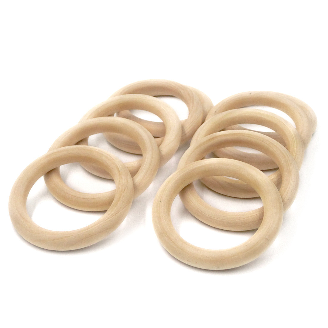 Factory wholesale DIY Hemu wooden ring wooden ring hanging ring wooden ring handle handbag accessories decorative pendant