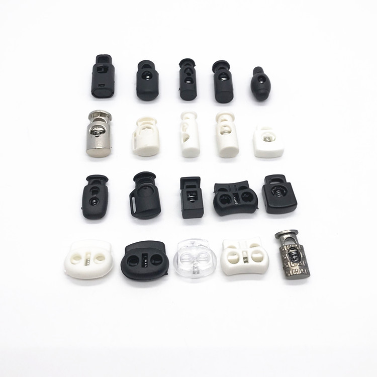Button Button plastic Bell tight buckle pig nose buckle spring buckle rope buckle lock elastic adjustable buckle wholesale