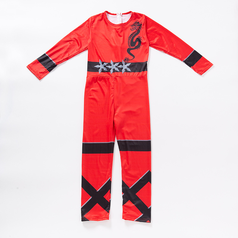 2024 new one-piece cosplay ninja costume movie character children's performance stage clothing manufacturers supply