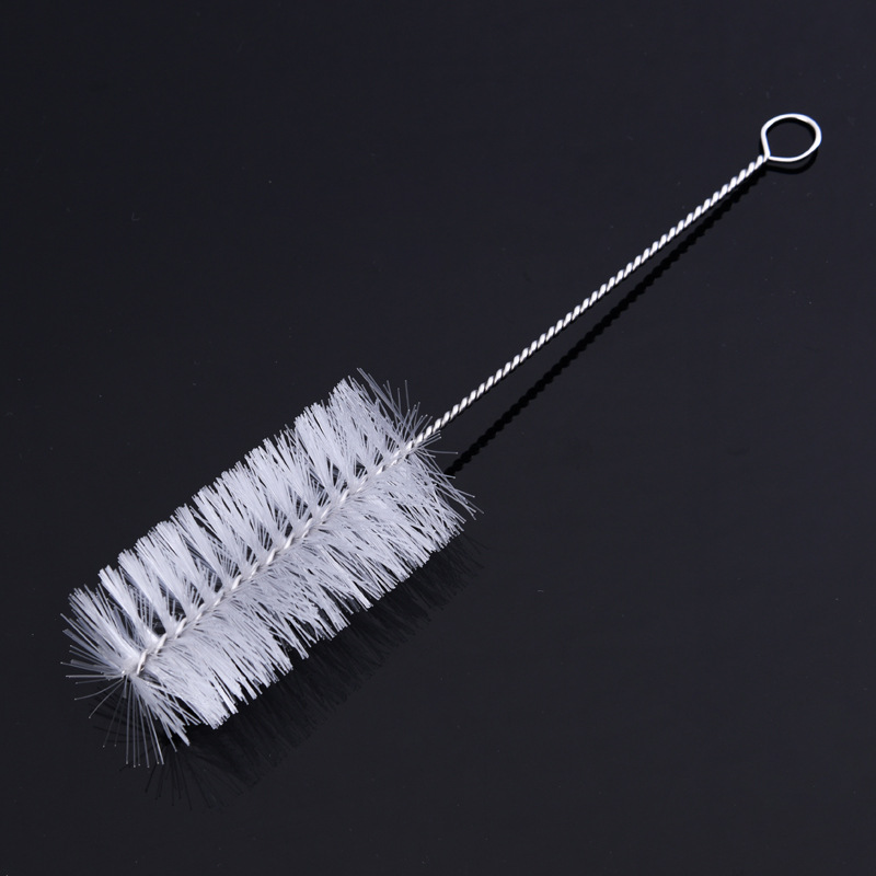 Cross-border hot 304 stainless steel nylon cleaning brush Cup brush spout brush small brush test tube brush wholesale